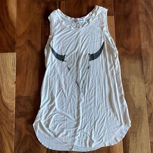 Brokedown Cow Skull Tank